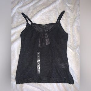 Guess Women’s Black Lurex Anne Top Sweater (S; Black)